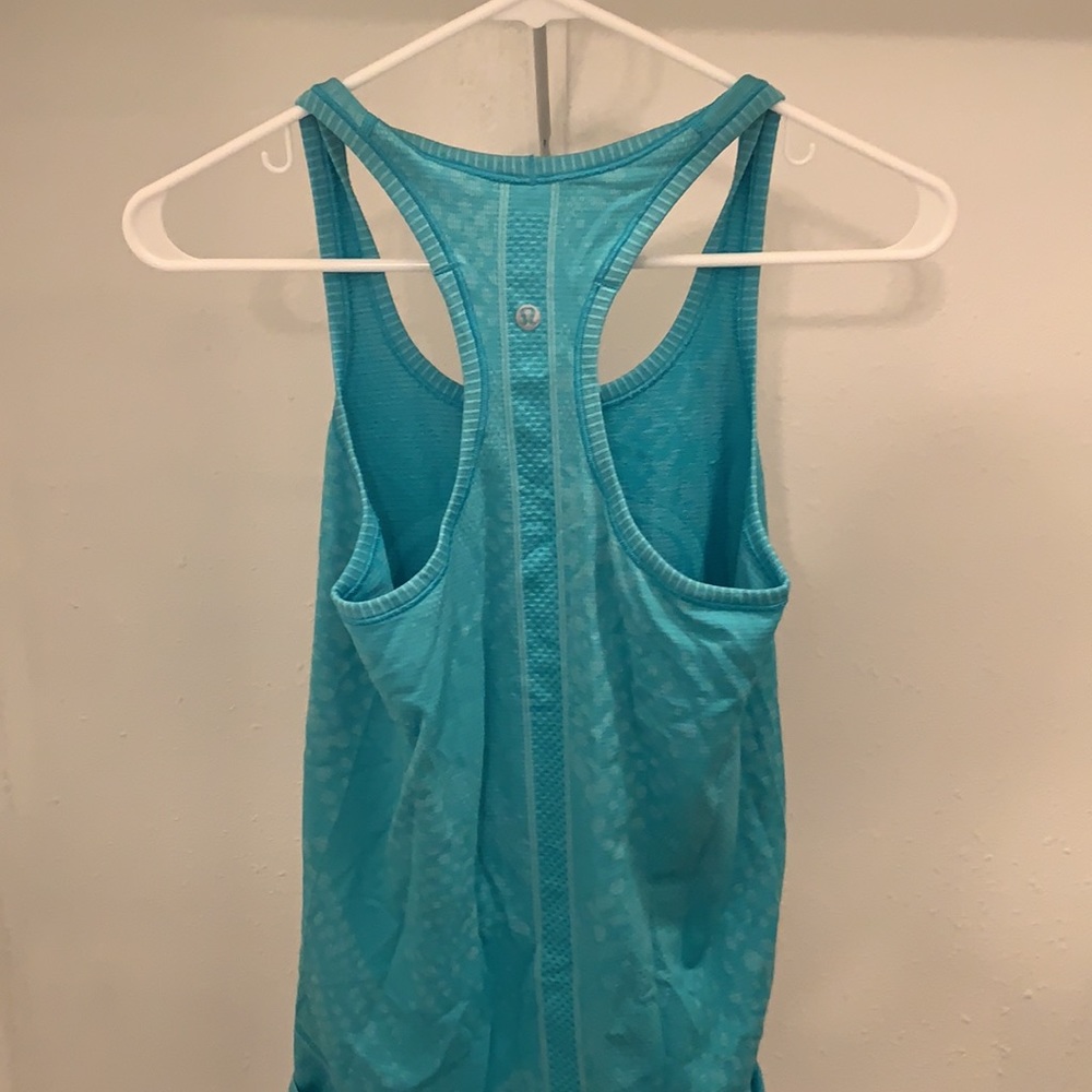 Lululemon Blue Racerback Tank - Picture 4 of 4